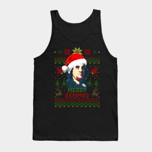 Benjamin Franklin Merry Benmas Tank Top